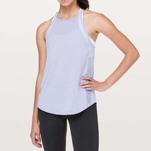 Lululemon Run Off-Route Tank Heathered Iron Purple / Iron Purple